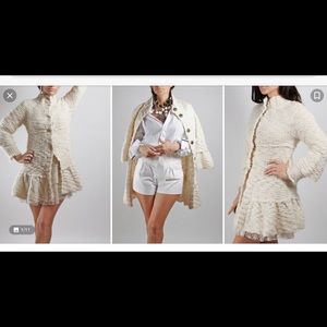 Free People ruffled cardi
